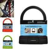 18mm Heavy Duty 5-Digit Bicycle Bike Combination U-Lock - Assorted Colors