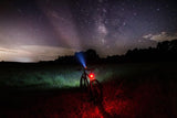 Bike Light, USB Rechargeable, 1000 Lumen Bicycle Headlight & Tail Light Set, IP44 Water Resistant, Easy Install and Quick Release