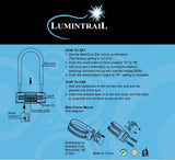 Combination 14mm Bicycle U-Lock with Mounting Bracket and Optional 4-Foot Braided Steel Security Cable