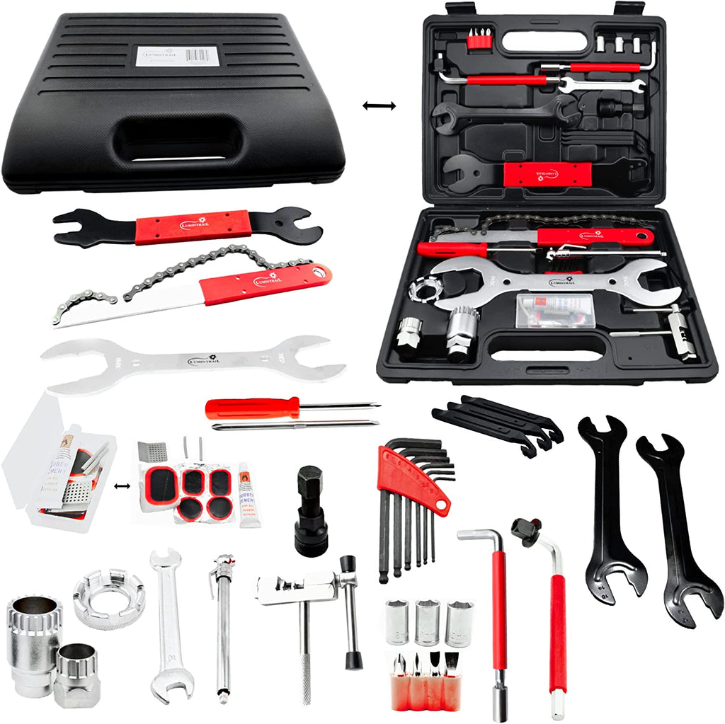 42 Piece Mountain, Dirt, and Road Bike Repair Tools Kits Bicycle