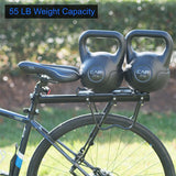 Rear Bike Racks for Bicycles - Bike Cargo Rear Rack for Back of Bike with Quick Release - Made of Aluminum Alloy