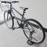 Indoor Bike Hub Mount Parking Stand - Rack for Cruiser, Road, and Mountain Bike for Garage on Floor - NOT for Disk Brake Bikes