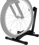 Indoor Compact Bike Stand for Garage on Floor - Bike Rack Perfect for Cruiser, Road and Kids Bike - Bicycle Stand Fits Front or Rear Wheels