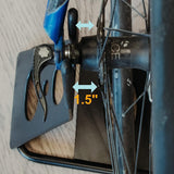 Indoor Bike Hub Mount Parking Stand - Rack for Cruiser, Road, and Mountain Bike for Garage on Floor - NOT for Disk Brake Bikes