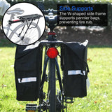 Rear Bike Racks for Bicycles - Bike Cargo Rear Rack for Back of Bike with Quick Release - Made of Aluminum Alloy