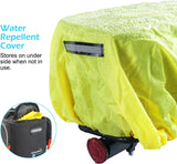 Bike Trunk Bag, Rear Bicycle Rack Bag with Waterproof Rain Cover, Carrying Handle BB-6025-R