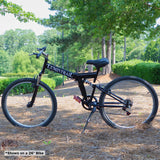 Adjustable Height Bike Kick Stands for Adult Bikes – Bicycle Kickstand Fits Most 24, 26, 27.5, 29 inch or 700c - Great for Mountain Bike