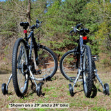 Adult Training Wheels for 24, 26 29 Inch Bike - Heavy Duty, Adjustable Bicycle Training Wheels for Stabilization and Safe Learning