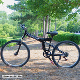 Rear Mount Bike Kickstand Quick Adjust Height Bicycle Side Stand fits most 24” 26” 29" 700c