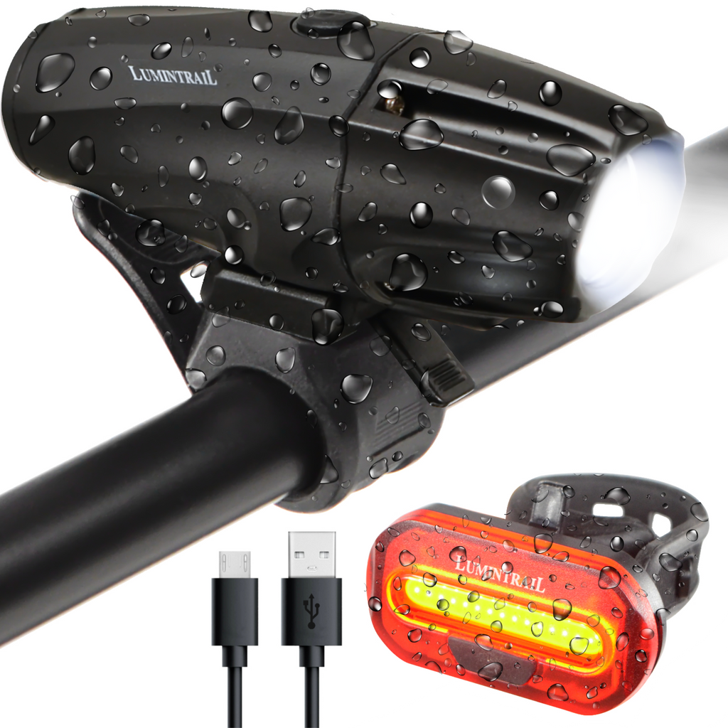 Bike Light USB Rechargeable 1000 Lumen Bicycle Headlight Tail