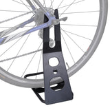 Indoor Bike Hub Mount Parking Stand - Rack for Cruiser, Road, and Mountain Bike for Garage on Floor - NOT for Disk Brake Bikes