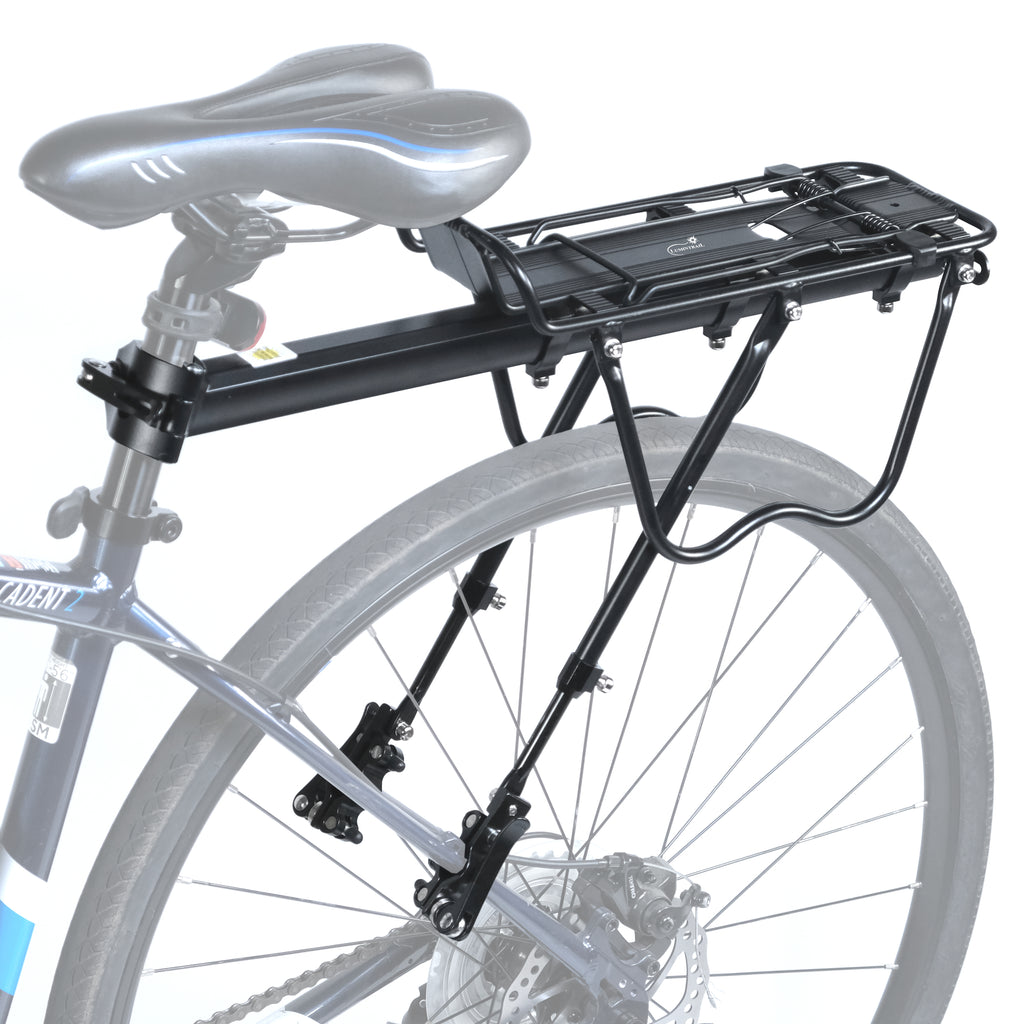 Lumintrail Bike Trunk Bag, Rear Bicycle Rack Bag with Rain Cover