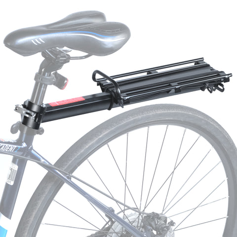 Bike Cargo Rack, Seatpost Mounted Bicycle Luggage Carrier with 20 LBs Weight Capacity for Trunk Bags and Quick Release Handle