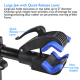 Bike Repair Stand for Mountain & Road Bikes, Wall & Workbench Mountable Workstand with Quick Clamp Lever