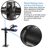 Bike Repair Stand for Mountain & Road Bikes, Wall & Workbench Mountable Workstand with Quick Clamp Lever