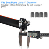 Bike Cargo Rack, Seatpost Mounted Bicycle Luggage Carrier with 20 LBs Weight Capacity for Trunk Bags and Quick Release Handle