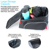 Bike Trunk Bag, Rear Bicycle Rack Bag with Waterproof Rain Cover, Carrying Handle BB-6025-R