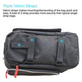 Bike Trunk Bag, Rear Bicycle Rack Bag with Waterproof Rain Cover, Carrying Handle BB-6025-R