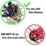 Rear Frame Mounted Bike Cargo Rack for Disc Brakes