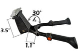 Center Mount Bicycle Double Leg Kickstand - Adjustable Height Bike Kick Stands for 24, 26, 27.5, 29 Inch Adult Bikes - Perfect for Cruiser, Road and Hybrid Bike