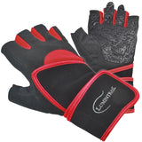 Half Finger Weight Lifting Gloves with Wrist Wrap
