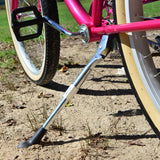 Adjustable Height Bike Kick Stands for Adult Bikes – Bicycle Kickstand Fits Most 24, 26, 27.5, 29 inch or 700c - Great for Mountain Bike
