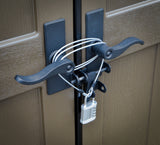 Padlock with Steel Security Cable and Set-Your-Own Combination