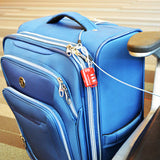 TSA Approved Lock for Luggage or Suitcase, Easy-to-Read 3 Digit Personalized Combination, Travel Suitcase Lock, Metal Construction Luggage Lock (4 Pack)