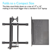 Indoor Compact Bike Stand for Garage on Floor - Bike Rack Perfect for Cruiser, Road and Kids Bike - Bicycle Stand Fits Front or Rear Wheels