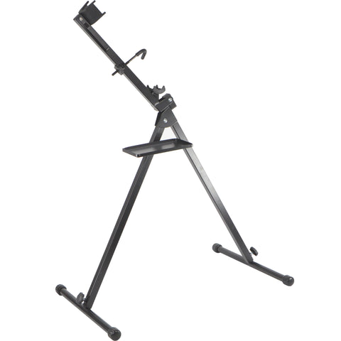 Bicycle Repair Stand with Tool Tray for Home Mechanics (Max 55 lbs), For Mountain Bikes & Road Bikes, Foldable & Portable Design