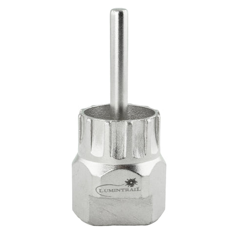 Cassette Lockring FR5.2 Freewheel Removal Tool, Compatible with Shimano, SRAM, & SunRace, 12 Splines with Guide Pin Sprocket