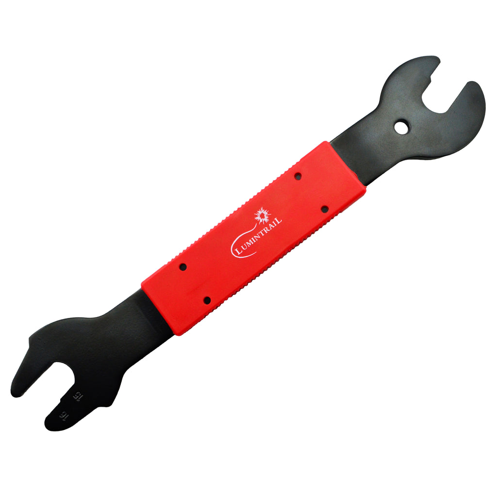 pedal spanner Pedal Wrench 17, 16, 15 mm Double Sided Bike Spanner – Lumintrail