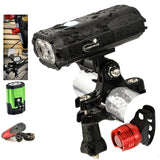 Bike Head Light with Tail Light 800 LED Lumen
