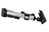Telescoping Mini Bike Pump Dual Nozzle with Built-in Gauge