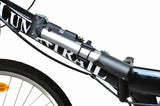 Telescoping Mini Bike Pump Dual Nozzle with Built-in Gauge