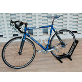 Indoor Compact Bike Stand for Garage on Floor - Bike Rack Perfect for Cruiser, Road and Kids Bike - Bicycle Stand Fits Front or Rear Wheels