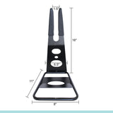 Indoor Bike Hub Mount Parking Stand - Rack for Cruiser, Road, and Mountain Bike for Garage on Floor - NOT for Disk Brake Bikes