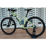 Indoor Bike Hub Mount Parking Stand - Rack for Cruiser, Road, and Mountain Bike for Garage on Floor - NOT for Disk Brake Bikes