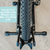 Lumintrail Bike Floor Storage Stand for 24"-27.5" Mountain Bikes and 650C -700C Road Bikes - Push-in Design