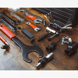 38 Piece Mountain, Dirt, and Road Bike Repair Tools Kits - Bicycle Maintenance Tool Kit Set with Storage Case