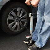 Bike Floor Pump Dual Valve with Gauge