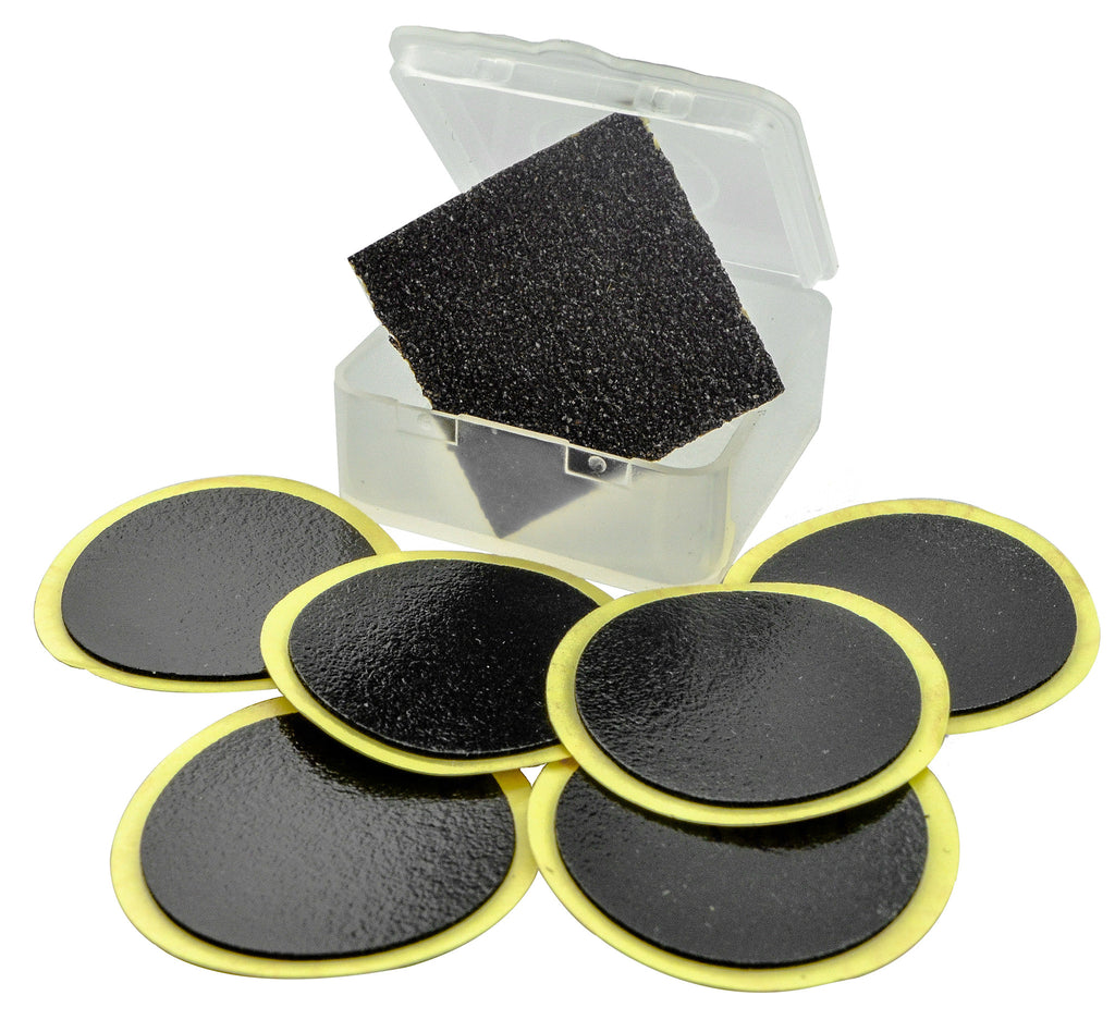 103pc Tire & Rubber Patch Kit for Auto, Car, Bicycle Repairs with Assort  Patches