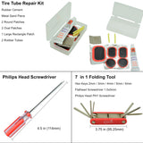 26 Piece Mountain, Dirt, and Road Bike Repair Tools Kits - Bicycle Maintenance Tool Kit Set with Storage Case