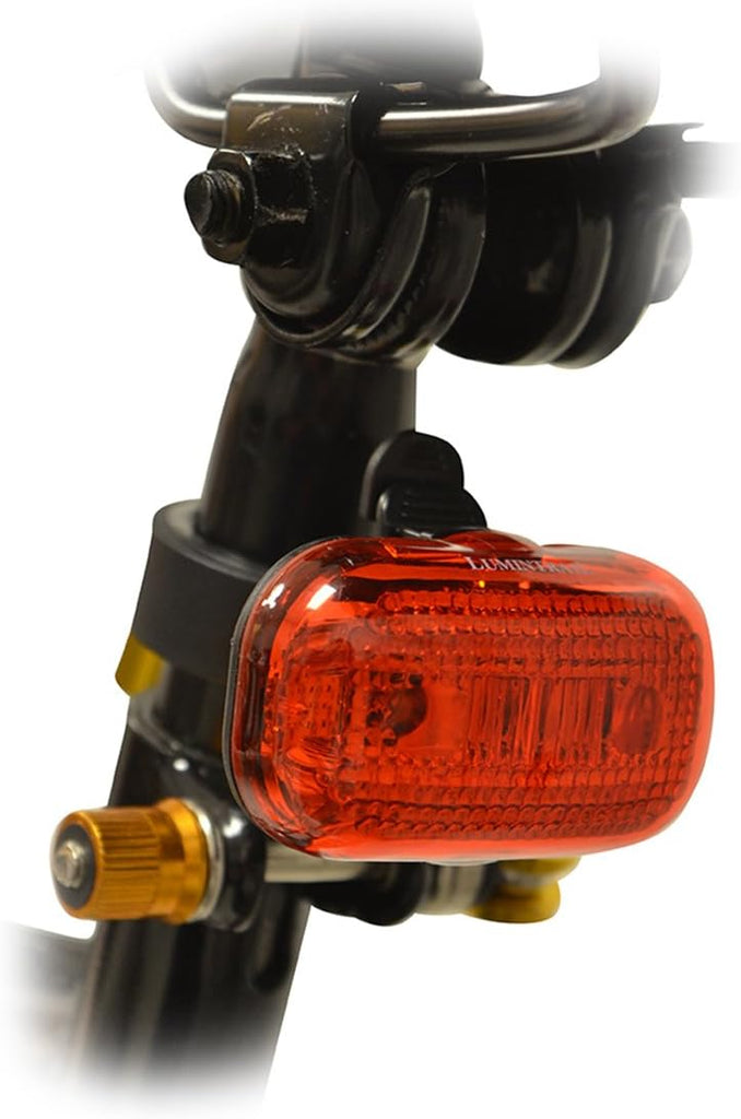 Bike Headlight Tail Light Weatherproof Lights Set Super Bright LED Eas