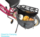 Bike Pannier Waterproof 25L Rear Bicycle Touring Rack Bag and Shoulder Bag, Cargo Carrier Pannier, Cycling Pannier, Safety Reflective Strips