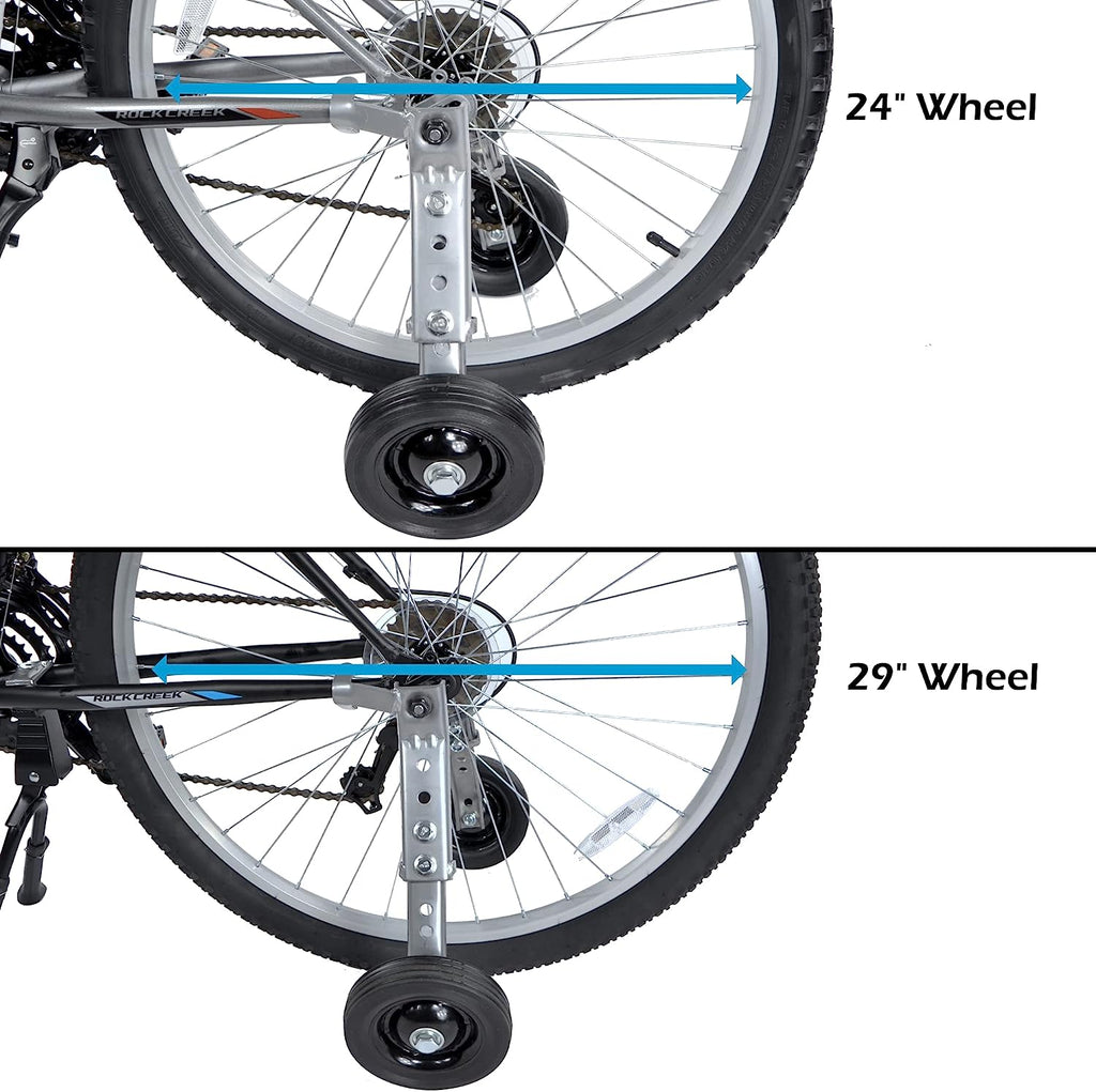 Adult Training Wheels for 24, 26 29 Inch Bike - Heavy Duty, Adjustable