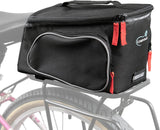 Bike Trunk Bag, Rear Bicycle Rack Bag with Waterproof Rain Cover, Carrying Handle BB-6025-R