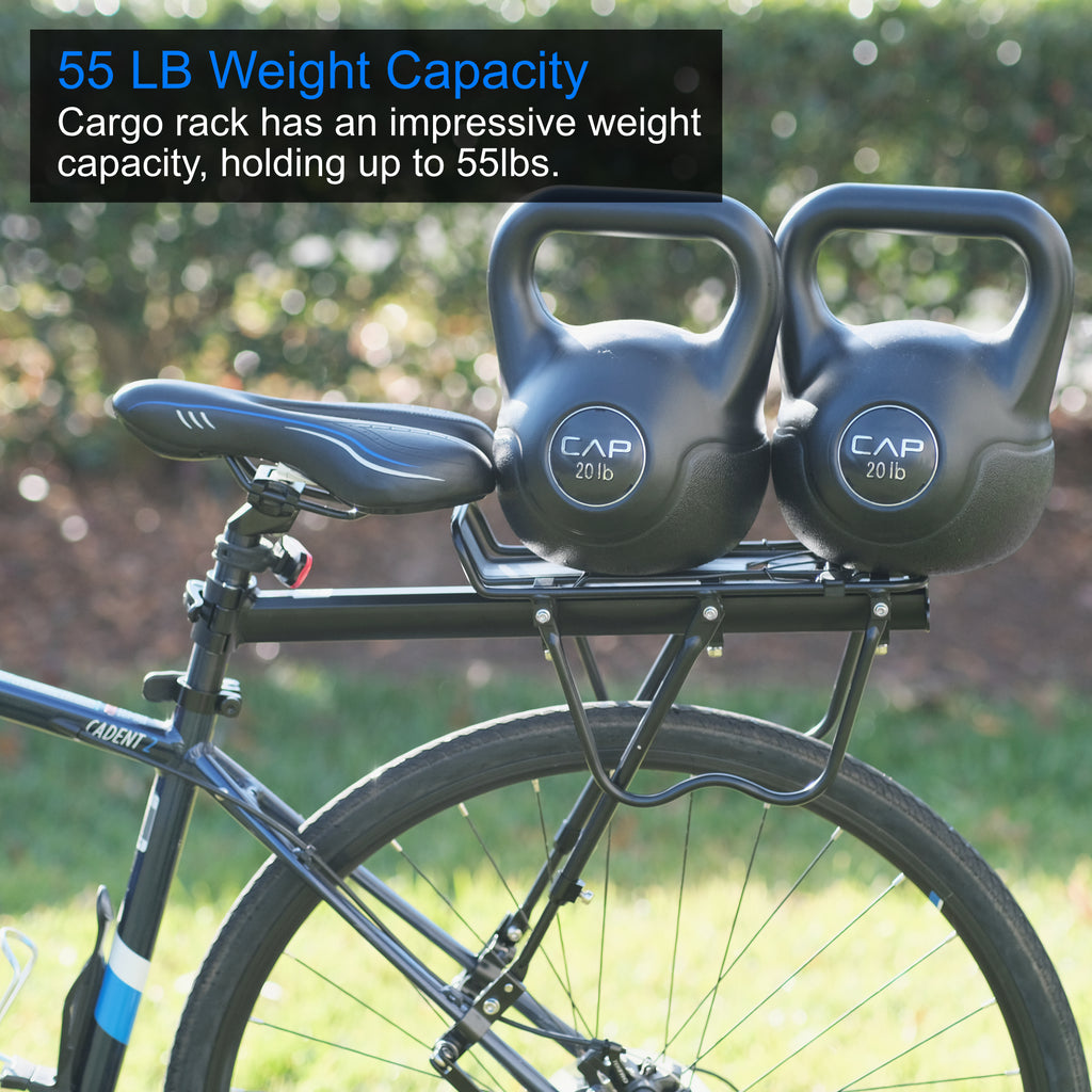Back Drop Bike Rack Rear Bike Racks for Bicycles - Bike Cargo Rear Rack for Back of Bike w ...