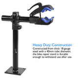 Bike Repair Stand for Mountain & Road Bikes, Wall & Workbench Mountable Workstand with Quick Clamp Lever