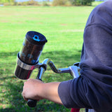 Bicycle Coffee Cup Travel Mug Holder with Handlebar Clamp Mount